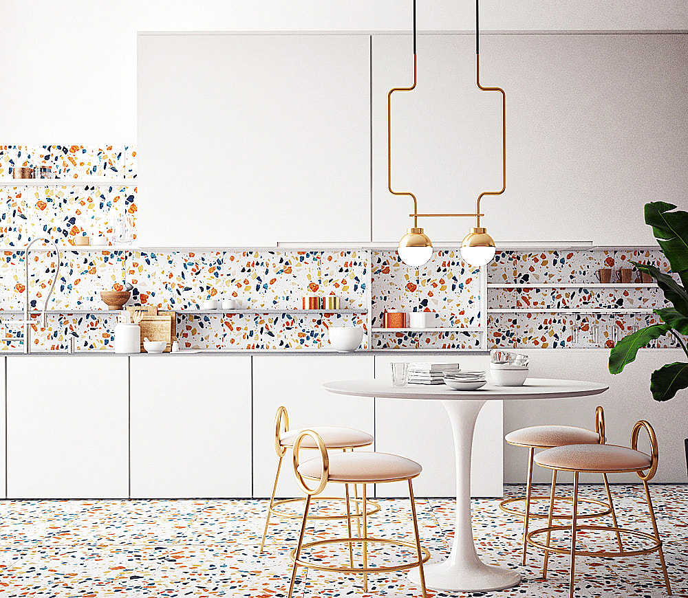 Terrazzo suits any room